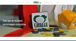 Desktop Screenshot of cavalletextil.com